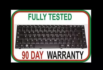 TESTED E-systems 1201 LAPTOP UK KEYBOARD 90 DAY WARRANTY • £18