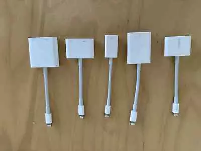 Apple Lightning To HDMI Adaptor + 4 Other Lighting Adaptors • £10