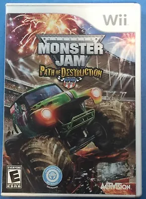 Monster Jam: Path Of Destruction (Wii 2010) • $5