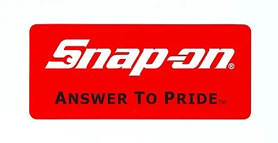  NEW  Vintage Snap-on Tools Tool Box Sticker Decal Man Cave Garage Pride #15 • $18.46