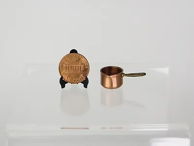 Vintage Miniature Copper Pot Dollhouse Diorama Kitchen Accessory • $8.99