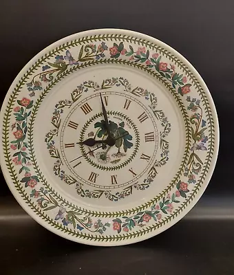 £19.95 • Buy Vintage Portmeirion Daisy Botanic Garden Plate Wall Clock 