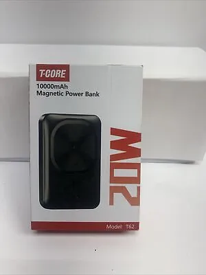 T-CORE Magnetic Power Bank 1000mAh T62 USB-C Charging Open Box. • $19.95
