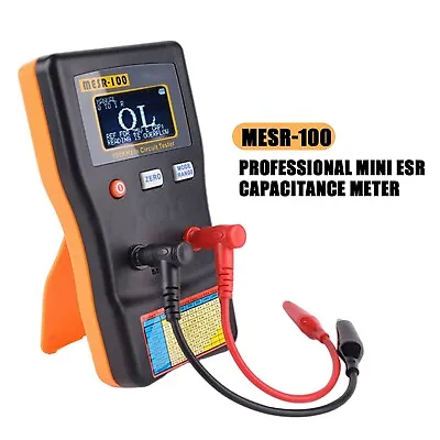 MESR-100 V2 ESR/LOW Ohm Meter Pro Measuring Capacitance Circuit Tester • $45.94