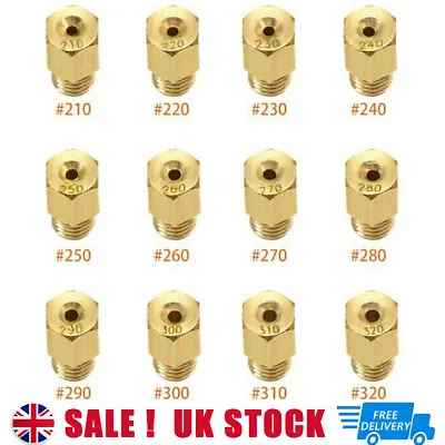 UK For Mikuni VM TM Carb #210- #320 Jets 12x Motorcycle Carburetor Carb Main Jet • £6.99