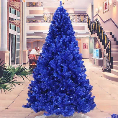 Blue Artificial Christmas Tree Brooch Lots Undecorated Xmas Tree 2 3 4 5 6 7 8FT • $102.45