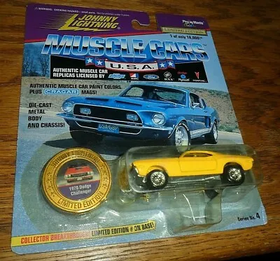 Johnny Lightning Muscle Cars U.s.a 1970 Dodge Challenger Yellow 1 Of 18000 • $12