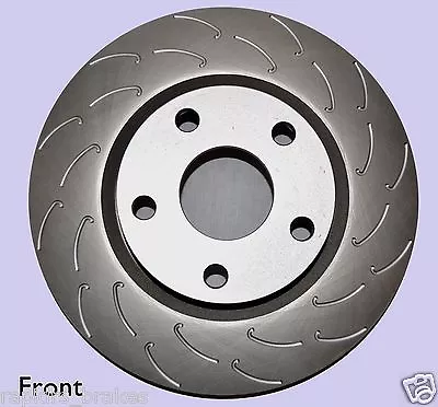 Slotted Disc Brake Rotors To Suit Nissan 300zx Z32 Vg30dtt V6 Jhook Max Full Set • $252.63