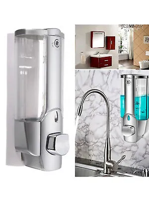 Hand Sanitizer Soap Dispenser Wall Mounted Hotel Kitchen Shower Workshop Decor • £7.21