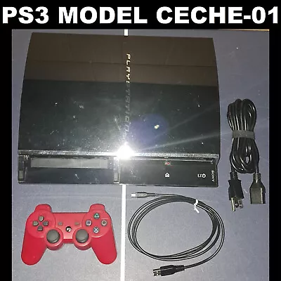 Sony PlayStation 3 Fat Console PS3 80GB CECHE01 Backwards Compatible *w/ ISSUE* • $138.99