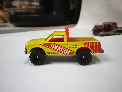 Hot Wheels Yellow Path Beater Surf Patrol Chevy S10 Rescue Custom Real Riders • $10.99