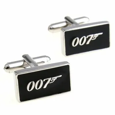 £5.99 • Buy 007 James Bond Cuff Links Luxury Novelty Shirt Cufflinks Father Day Gift Box