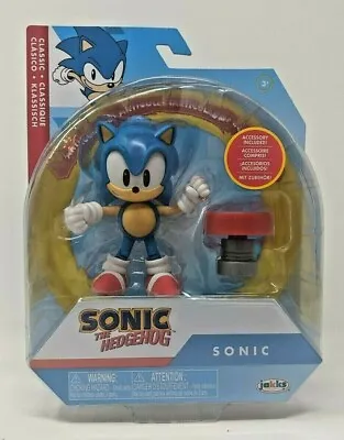 SONIC Classic & Spring - Sonic The Hedgehog 2021 Jakks Pacific 4  Inch 40699 • $19.99