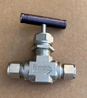 Swagelok 1/2  Stainless Steel Integral  Bonnet Needle Valve SS-18RS8  Used • $35