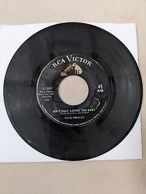 Elvis Presley Ask Me / Ain't That Loving You Baby 45 Rpm Record 47-8440 RCA 1964 • $6