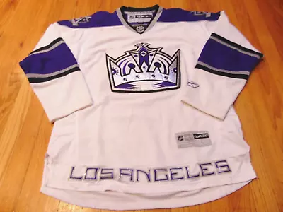 Nwot Reebok Nhl Los Angeles Kings White Premier Hockey Jersey Size L • $83.69