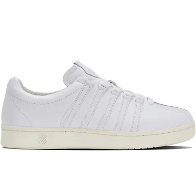 K-Swiss Mens Classic GT Leather Retro Trainers Sneakers Shoes - Snow White • $227.69