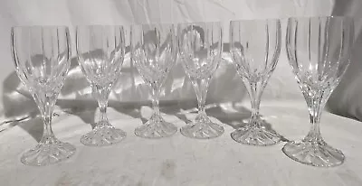 6 Mikasa Berkeley Wine Glasses Glass 7.25  • $49.99