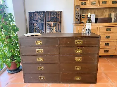 £399.99 • Buy Bank Of Drawers, Apothecary Drawers. Collectors. Haberdashery, Industrial