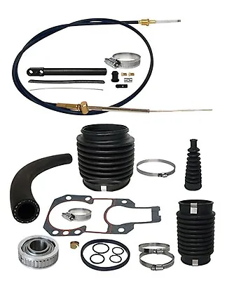 Mercruiser Alpha 1 One Gen II 2 Transom Service Kit Gimbal Shift Cable Bellows • $110