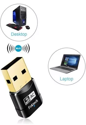 Dual Band USB Wifi AC 600mbps USB WiFi Wireless Network Internet Adapter • £9.81