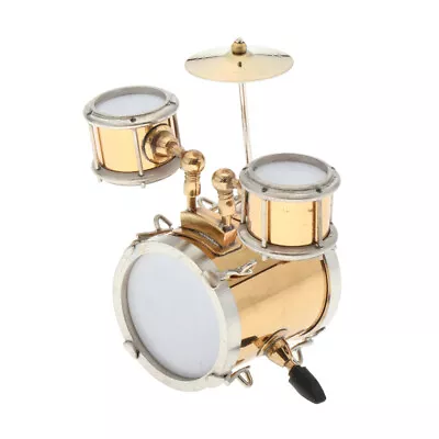 Dollhouse Miniatures 1:12 Scale Musical Instrument Luxury Drum Set Stunning • $21.10