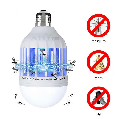 LED Light Zapper Bulb Bug Mosquito Fly Insect Killer Bulb Home Lamp 1/4 PCS • $6.56