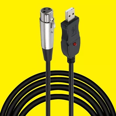 High Speed Type A USB Male To XLR Female Cable(3m/9ft) Cable Adapter Converter • $19.48