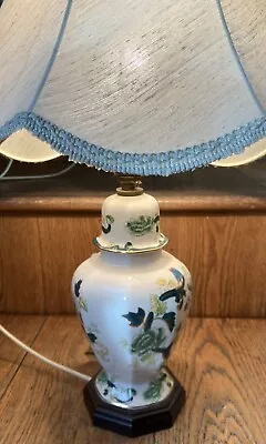 Vintage Masons Ironstone Ceramic Table Side Lamp (38cm 15 Inches Tall) • £15