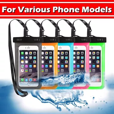 Waterproof Underwater Phone Case Universal Dry Bag Pouch For Smartphones • £2.75