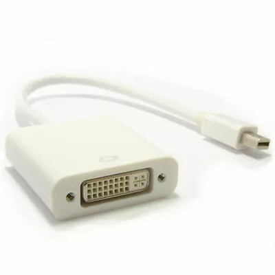 Mini-DisplayPort/Thunderbolt Plug To DVI-D 24+4 Socket Adapter [006827] • £5.74