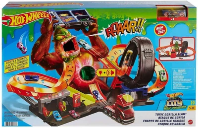 $44.99 • Buy Hot Wheels City Vs. Toxic Creatures Toxic Gorilla Slam Diecast Car Playset