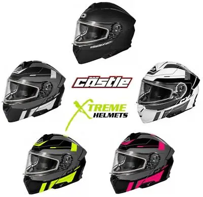 Castle X CX935 Snow Helmet Modular Flip Up DOT XS-5XL - Dual Or Electric • $177.99