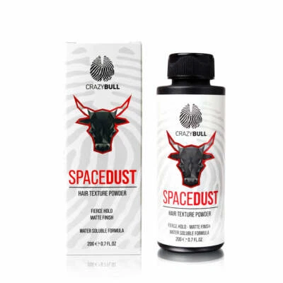 £11.95 • Buy Crazy Bull SPACE DUST - Matte Hair Texture Volume Powder, Water Soluble 