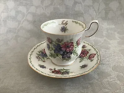 Rosina China ‘July Anenome’ Cup & Saucer - Queen’s • £16