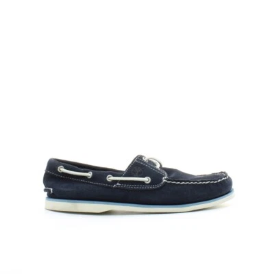 £25.29 • Buy Timberland Classic 2 Eye Mens Boat Deck Shoes Navy Blue Suede 6169A B17E
