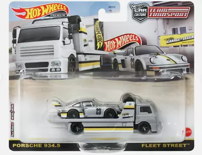 Hot Wheels Team Transport Porsche 934.5 & Fleet Street Legends Tour 2023 1/64 • $29.99