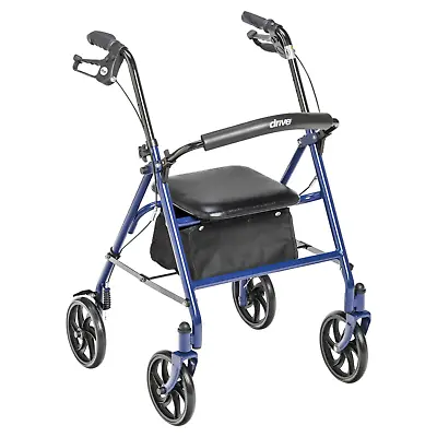 $130.85 • Buy Rolling Walker For Seniors Medical Walkers With Wheels Seat Rollator Folding