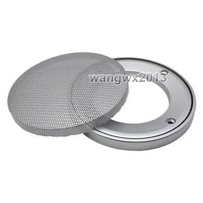 1pcs 3.5  Inch 121mm Speaker Grill Cover Decorative Circle Metal Mesh Protection • $3.98