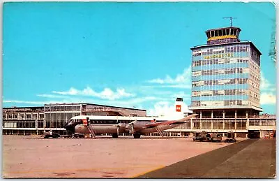 Vintage Postcard Ringway Manchester Airport Uk England Posted 1966 • £9.72