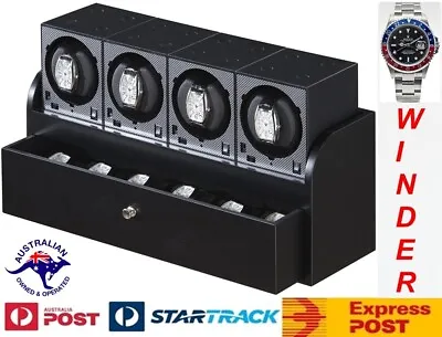 Quad  Boxy  Brand Brick Automatic Watch Winder + 6x Storage System  - Model: 4B4 • $349.08