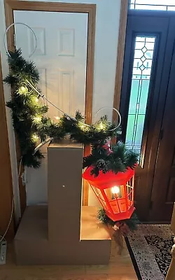 Vintage Christmas Municipal Light Lantern W/ Bracket Lighted Blow Mold • $349.99