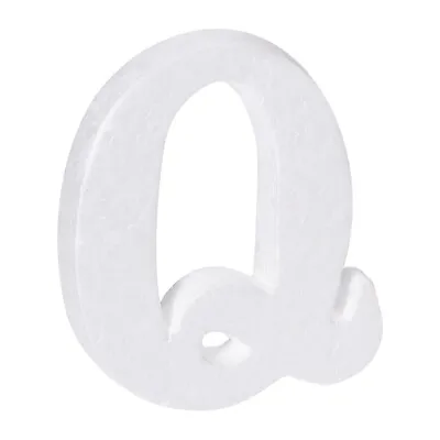 £3.28 • Buy Foam Letters Q Letter EPS White Polystyrene Letter Foam 100mm/4 Inch