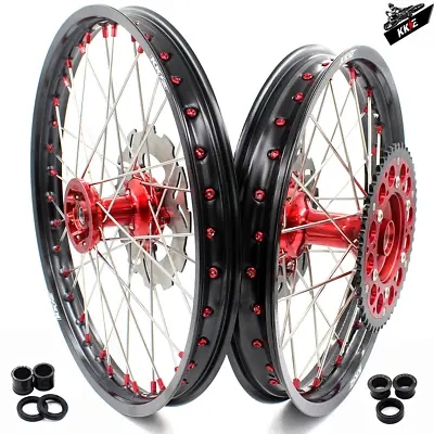 KKE 21in. 19in. MX Wheels Rims Set For HONDA CRF250R 2004-2013 CRF450R 2002-2012 • $522.99