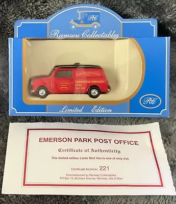 £7.99 • Buy Mini Van - Emerson Park Post Office. 1/43 Scale Ltd Ed 250 . Lledo Promotional