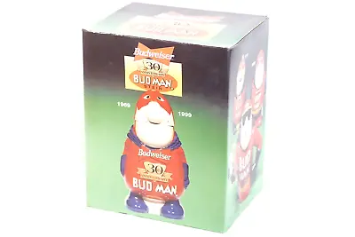 Budweiser 30th Anniversary Budman Beer Stein 1999 Bud Beer Glass 14951 • $74.97