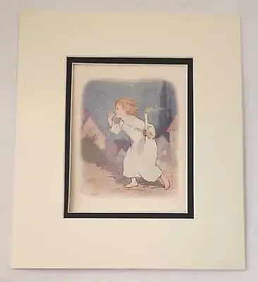 TARRANT Wee Willie Winkie (1934 Nursery Rhymes Colour Lithograph) • £9.95