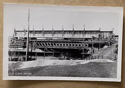 St Albans London Road Upgrading Midland Railway Bridge In 1914 • £11.73