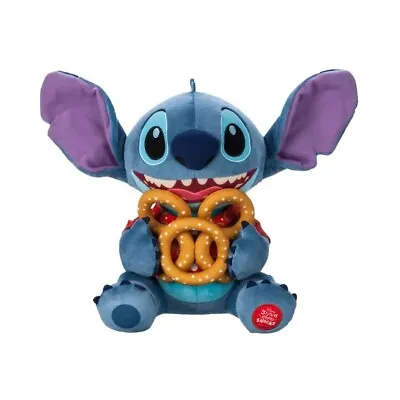 Disney Authentic Stitch Attacks Snacks Plush Pretzel 95% New Not With Tag • $43.48