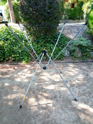 £9.99 • Buy 4-Arm Freestanding Clothes Airer/Dryer , Camping Or Caravan 